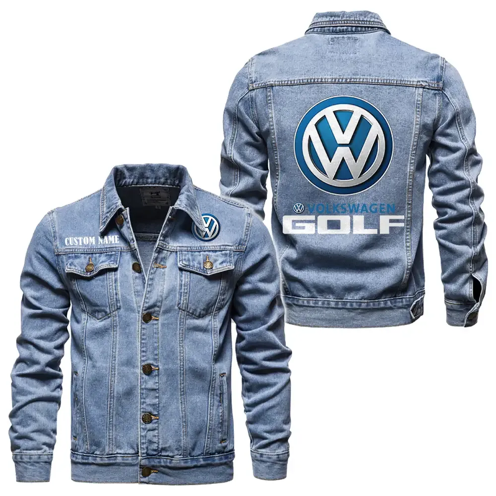 Durable Motion Denim Jacket, Rugged Denim for Gearheads CAR190 - Light Blue
