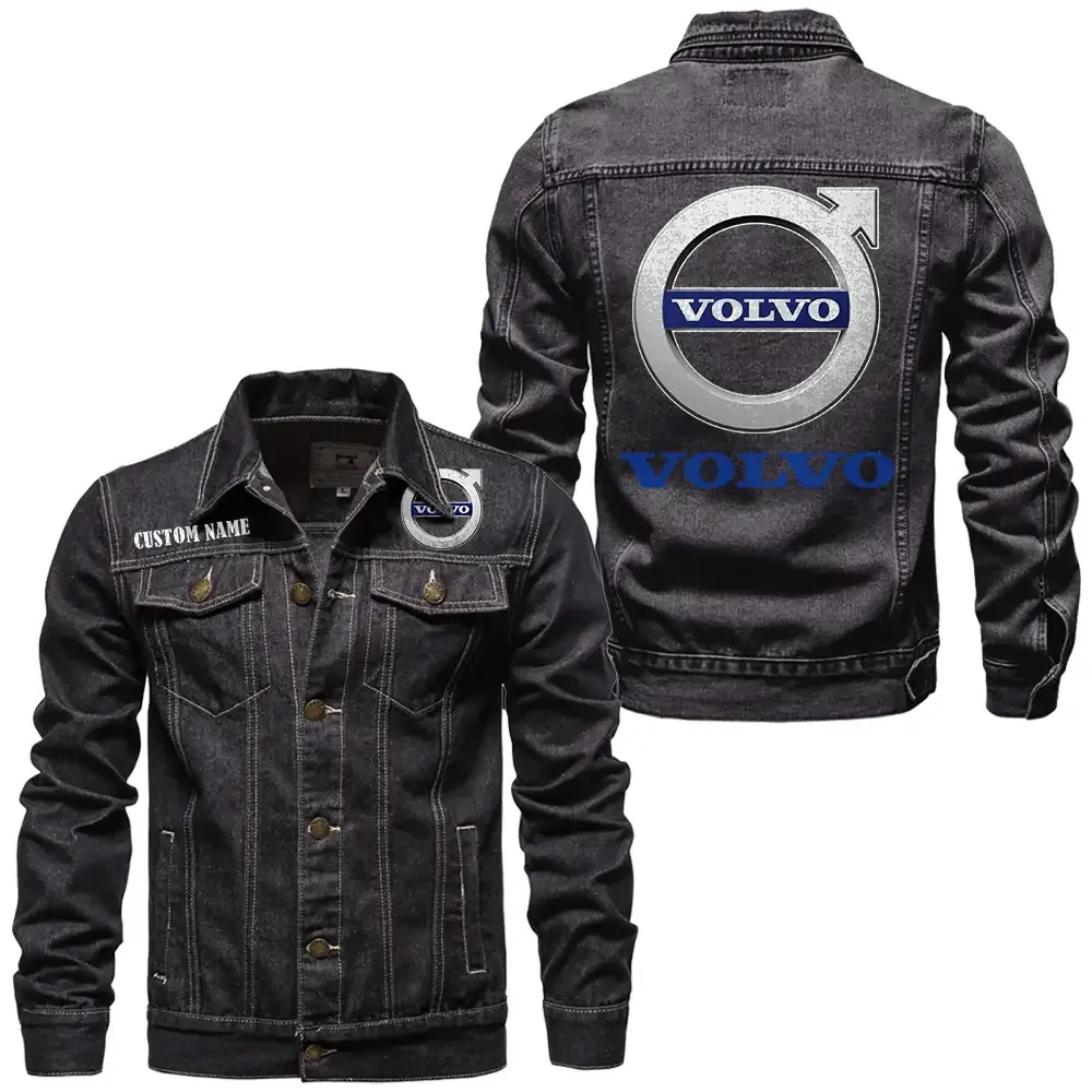 Swedish Automotive Brand Denim Jacket, Garage Life Denim Jacket CAR190 - Black