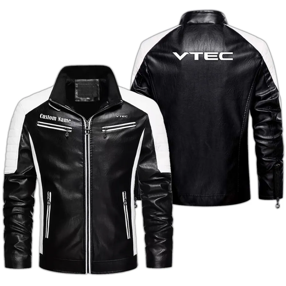 Performance Sedan Men's Pu Leather Jacket, Road Spirit PU Strength CAR040 - Black