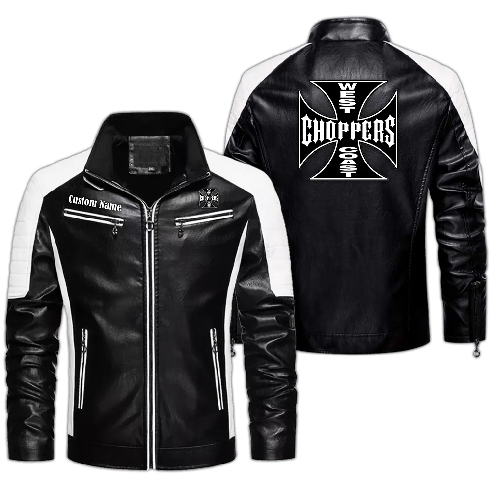Cruiser Bike Men's Pu Leather Jacket, Rider Lifestyle PU Leather CAR040 - Black