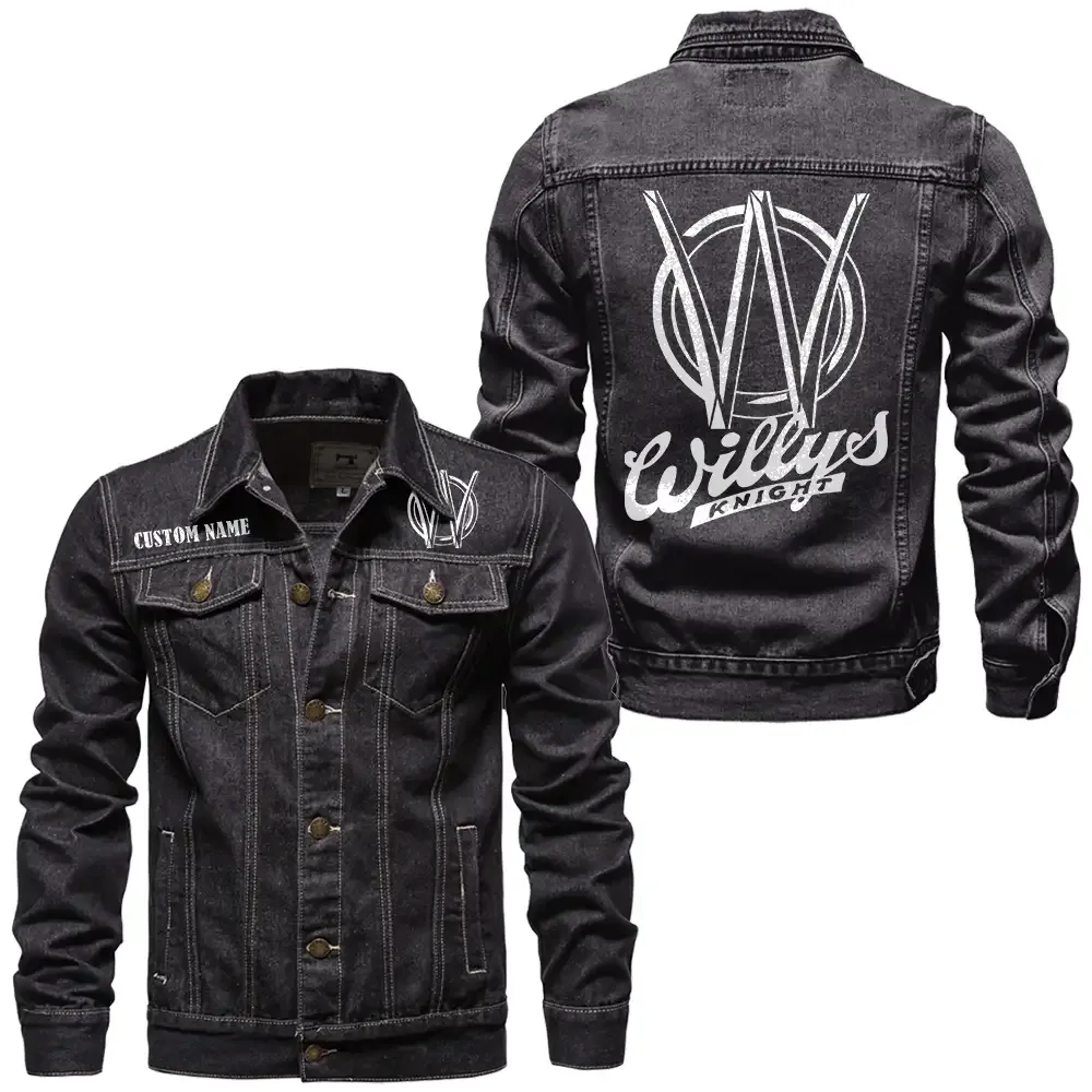 Garage Life Denim Jacket, Car Culture Denim Style CAR190 - Black