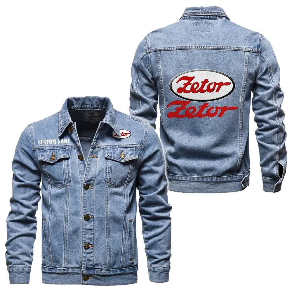 Crop Tiller Denim Jacket, Denim Jacket Built Tough CAR190 - Light Blue
